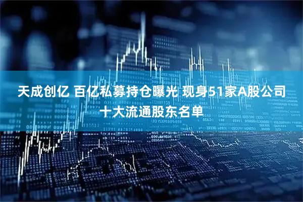 天成创亿 百亿私募持仓曝光 现身51家A股公司十大流通股东名单